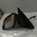 Left Driver Side Mirror Compatible With 2008 2009 2010 2011 2012 2013 Toyota Highlander With Power Glass Manual Folding Black Replace#8794048291(3Pins)