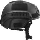 MICH Airsoft Helmet with Side Rails and NVG Mounts for Outdoor Activities Such As Airsoft, Paintball, CS Games, Etc.