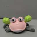 Crawling Crab Baby Toy - Tummy Time Toys - with Music and LED Light,Built-in Rechargeable Battery and Volume Can be Turned Off for 0-6 6-12 12-18 36 Months Walking Toddler Birthday Gift(Pink)