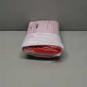 Ophanie Round Rug 4Ft Red Circle Area Rug, Christmas Room Decor, Aesthetic Nursery Bedroom Carpet, Fluffy Fuzzy Plush Soft Shaggy Living Room Rugs for Kids Boys Girls Home, Classroom