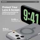 MAGEASY Compatible with iPhone 17 Pro 6.3" Thin Case - Super Lightweight, 0.7mm Ultra Thin, Compatible with MagSafe, Anti-Fingerprint - Lyte M (Translucent)