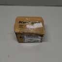 Kwikset Downtown Deadbolt Lock, Matte Black Square Exterior Keyed Front Entry Door, Pick Resistant SmartKey Rekey Security, Single Cylinder Dead Bolt, with Microban Protection (0.5" x 2.63" x 2.63")