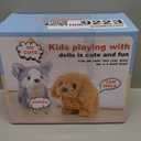 Plush Golden Retriever Toy Puppy Electronic Interactive Dog - Walking, Barking, Tail Wagging, Stretching Companion Animal for Kids Toddlers