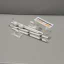 ENJOYBASICS No Drill Curtain Rods for Window 28 to 60 Inches, 5/8 Inch Diameter Renter Friendly Drapery Rod with Adhesive Brackets without Drilling, Adjustable from 27 to 65 Inches, White