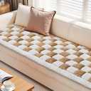 Couch Cushion Cover for dogs Sofa Cover Washable Pet Love Seat Couch Covers for Sofa Slipcovers Couch Protector Blanket for Dog Sofa Cushion Covers for Pet Washable Pad Light Brown 70x150cm/27.6x59in