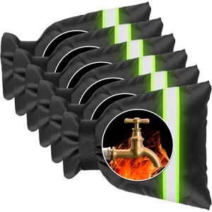 Outdoor Faucet Covers for Winter, 10.2" H x 6.88" W Outdoor Water Faucet Cover Socks for Winter Freeze Protection Waterproof Reusable Hose Bibs Insulated Spigot Cover, 6 Pack