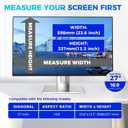 Magnetic 27 Inch Computer Privacy Screen Filter for 16:9 Aspect Ratio Widescreen Monitor, Eye Protection Anti Glare Blue Light Computer Privacy Shield Panel, Removable Anti-Scratch Protector