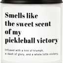Pickleball Gifts for Women Men, Pickleball Accessories, Lavender Scented Candle - Funny Gifts Pickleball for Lovers, Players, Fans, Sports