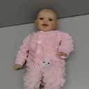 BABESIDE Lightweight Baby Doll Set 15" Realistic Soft Doll for Girls, Easy to Carry & Hug Pretend Play & Gift (Pink)