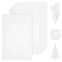 18 Sheets Foam Sheets, White Eva Foam Paper 5.5 x 8.5 Inch, 2 mm Thick for Arts and Crafts School Project Scrapbooking DIY Cosplay