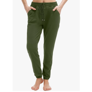 Walifrey Womens Joggers with Pockets, Drawstring Sweatpants Women for Lounging Jogging Workout and Gym, Size L