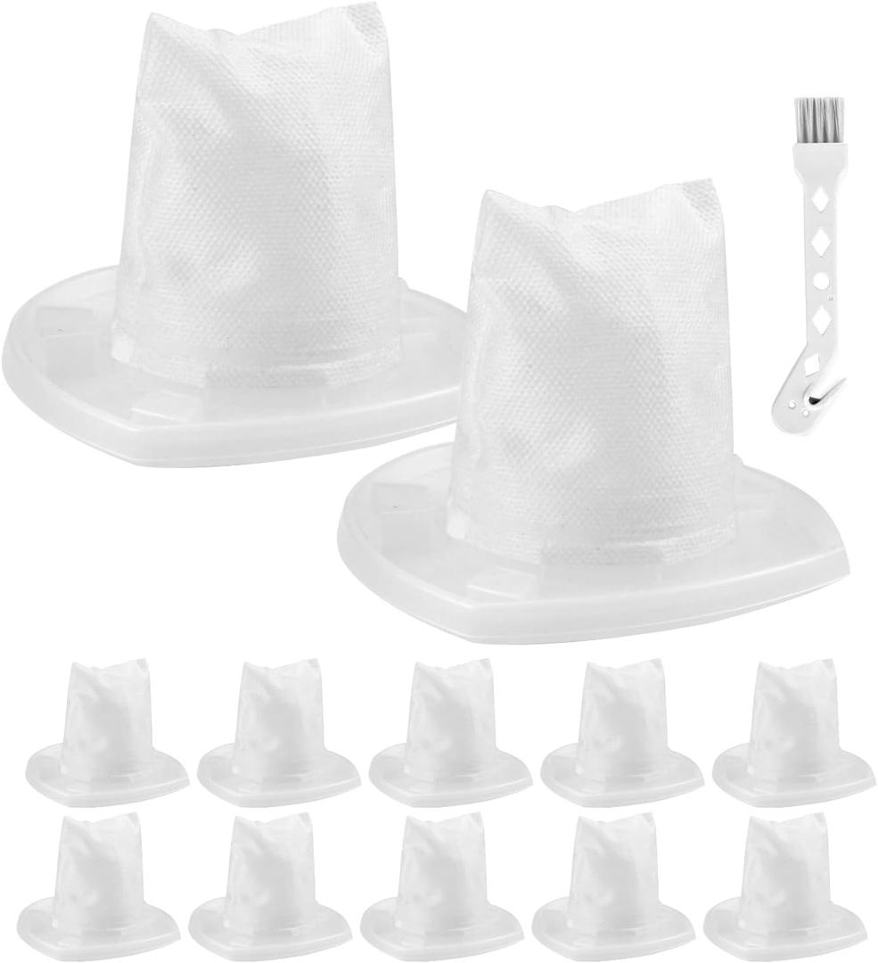 12 Pack VF110 Replacement Filter Compatible with Black and Decker VF110 Dustbuster Cordless Handheld Vacuum CHV1410L CHV9610 CHV1210 CHV1510 CHV1410 CHV1410B BDH2000L, Part 90558113-01