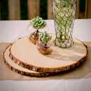 Set of 10 Large Wood Slices (11-13”) – Rustic Wooden Rounds for Wedding Centerpieces, Event Decor, and Table Centerpieces
