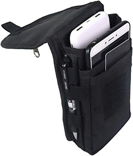 Multi-Purpose Phone Belt Pouch, Tactical Cell Phone Holster, Molle Carrying Case, Men's Waist Pocket for Hiking, Camping, Tool Holder