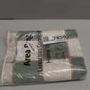 Yinhua Green Checkered Rug 2x3 Farmhouse Washable Rugs for Entryway Non Slip Soft Small Area Rug, Vintage Door Mat Low Pile Geometric Throw Rugs Carpet for Beside Dorm Kitchen (Green and White)