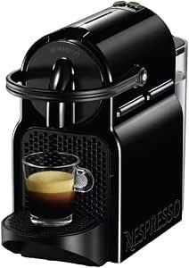 Nespresso De'Longhi Inissia 203549 Nespresso Capsule Coffee Maker, Plastic, Black, Best Before: 02/28/2026