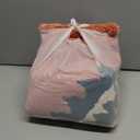 DEXDE Bathroom Rugs Runner 20x72, Boho Long Bath Mat Runner for Bathroom Bedroom Hallway Kitchen Shower Luxury Soft Absorbent Large Bohemian Carpet Runner Farmhouse Western Decor, Coral Red (1'8" x 6' (Rectangular))