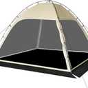 Screen Tent with Removable Floor, Siebwin Large 10'x10' Gazebos with Mosquito Netting and Removable Floor Sunproof Outdoor Canopy Tent for Backyard Party Outside Activities 1-Person Setup (4-Sides Large, Yellow)