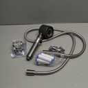 Filtered Shower Head with Handheld & High Pressure - Ion Drops Shower Head with 75" Stainless Hose for Hard Water | 3 Spray Modes Shower with 10 Replaceable Filters