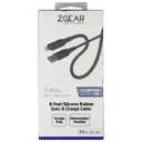 ZGEAR 6 Foot Silicone Rubber Sync & Charge Cable USB-C