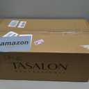 TASALON Professional Facial Steamer with 5X Magnifying Lamp, 2-in-1 Esthetician Steamer on Wheels with Ozone and Hot Mist, Ionic Facial Steamer for Facial Deep Cleaning and Moisturize