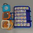 Esjay Toddler Busy Board Montessori Toys for Boys, Sensory Book Educational Activities for Learning Fine Motor Skills, Birthday Gifts for Boys Toddlers, Travel Toys for Airplane Car, Blue Dinosaur