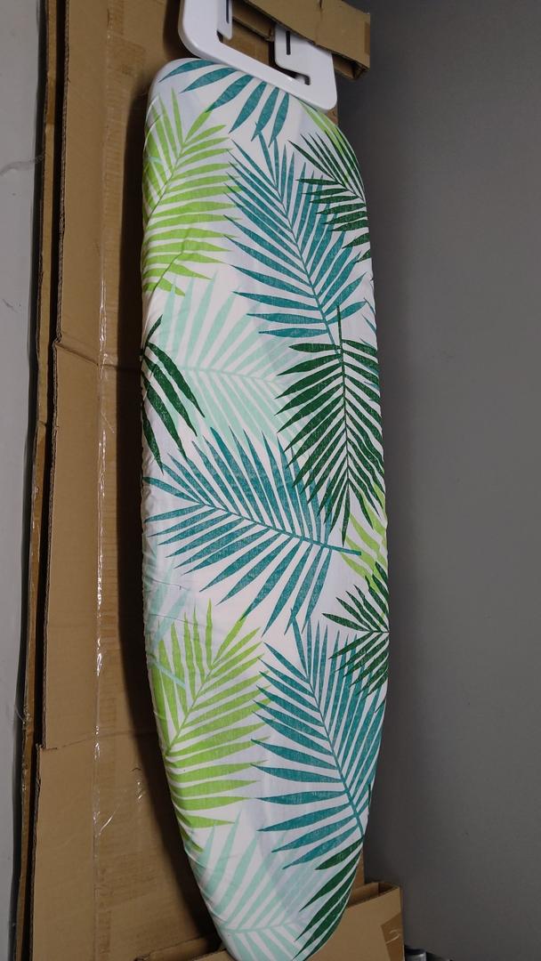 Ironing Board Cover and Pad, 18X49 Extra Wide Ironing Board Cover, Reflective Silicone Resist Scorching and Staining 4 Fasteners with Elastic Edges (Green)