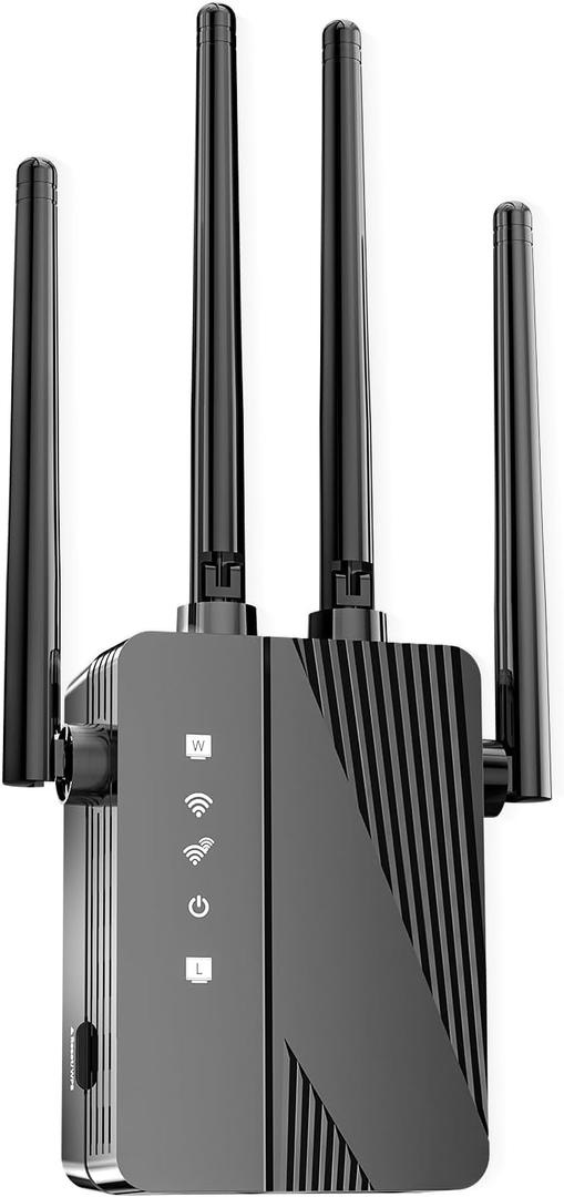 2026 WiFi Extender Signal Booster, Longest Range up to 15000 sq.ft for Home, Wireless Internet Extender with Ethernet Port, 6X Faster Speed WiFi Repeater, 1-Tap Setup, Compatible with 99% Routers