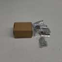4 Pack 2" (1-7/8" OD) End Rail Clamp T Pipe Clamps Connector, 2 Way Connector for Chain Link Fence, 5/32" Thick