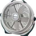 Lasko Wind Machine Air Circulator Floor Fan, 3 Speeds, Pivoting Head for Large Spaces, 20", 3300, White