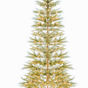 7.5 FT Pre-Lit Christmas Tree Hinged with 612 PE Branch Tips Timer & 540 Lights