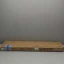 Kitstorack Narrow Console Table Behind Sofa Couch, Design with Adjustable Height (25"-33") & Power Outlets, Small Entryway Table - 5.9" D x39.4 L, Rustic Brown