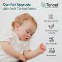 Babelio Breathable Crib Mattress, Tencel Removable Cover, Memory Foam | Toddler Mattress with Waterproof Inner Liner, CertiPUR-US Certified, Fits Standard Baby Crib & Toddler Bed 52" x 27.5"