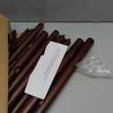 Solid Wooden Coat Rack Freestanding, New Zealand Pine Coat Tree with 8 Hooks & 3 Adjustable Sizes for Coats, Hats, Handbags and Scarves, Space Saving for Entryway/Office/Bedroom (Brown) (1 PC)