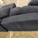 Vamcheer Modular Sectional Sofa with Chaise, Modern L Shaped Cloud Couch with Deep Seat, Sectional Couches for Living Room, Bedroom, Office, No Assembly Required, Black 66.9"D x 106"W x 22"H