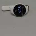 Vibrating Alarm Reminder Watch Silent Wake Up Watch - with Multi Alarms and Lock (White)