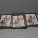 WIFTREY Multi 8x10 Picture Frames 18 Pack, Rustic Brown 8 by 10 Photo Frame Bulk for Wall Hanging, Tabletop Display