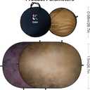 Kate 5'x6.5' Collapsible Backdrop Brown Purple Self Tape Background 277