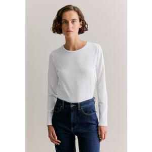 Long Sleeve Shirts for Women M, White
