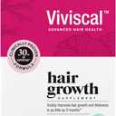 Viviscal Hair Growth Supplements for Women, Thicker Fuller Hair Support for Thinning Hair and Hair Loss, with Biotin and Marine Collagen, Drug-Free, 180 Tablets, 90-Day Supply, BB Date 05/2028
