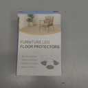 24 Pcs Chair Leg Floor Protectors for Hardwood Floors Silicone Covers Felt Pads Furniture Leg Caps Anti-Scratch Reduce Noise Fit (15/16" to 1-5/16")