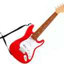 26 Inch Guitar Toy for Kids,Portable Guitar Toy Musical Instrument Toy, Educational Learning Musical Instrument Toy for Ages 3-12 Children Birthday Present for Beginner Children Boys Girls (Red)