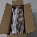 20Pcs Garden Edging Border Landscape Edging Lawn Garden Fence Decorative Landscape Border 20Ft Length Landscaping with 20 Pcs Stakes for Lawn Flower Bed Yard White