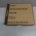 Hi-Spec 16pc Orange Kids Tool Kit Set & Child Size Tool Belt. Real Kit for DIY Building, Woodwork & Construction Learning for Kids