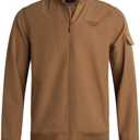 Reebok Mens Rain Jacket - Full Zip Up Lightweight Water Resistant Windbreaker Soft Shell Collar Rain Coat for Men L