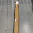 EXCLUSIVE HOME Rope Knot 1" Curtain Rod and Coordinating Finial Set, Matte White, Adjustable 36"-72"