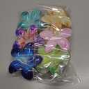 6 PCS Hawaiian Plumeria Flower Hair Clips for Women - Cute Floral Hair Claw Clips for Girls, Non-Slip Decorative Hair Accessories for Thick Hair, Beach Tropical Gifts for Women