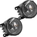 WFLNHB Fog Lights Replacement for 2015-2018 Renegade Clear Lens w/Light Bulbs Left+Right Side (Passenger & Driver Side)