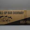 PULLUP & DIP Pull-up bar for door frames for hanging without screws and no slipping, professional door bar, pull-up bar with padded handles