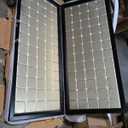 HomeRoots1 x 59" x 67" Gold Wood & Fabric Screen Room Divider